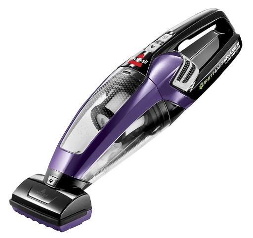 Bissell Pet Hair Eraser Lithium Ion Cordless Hand Vacuum, Purple