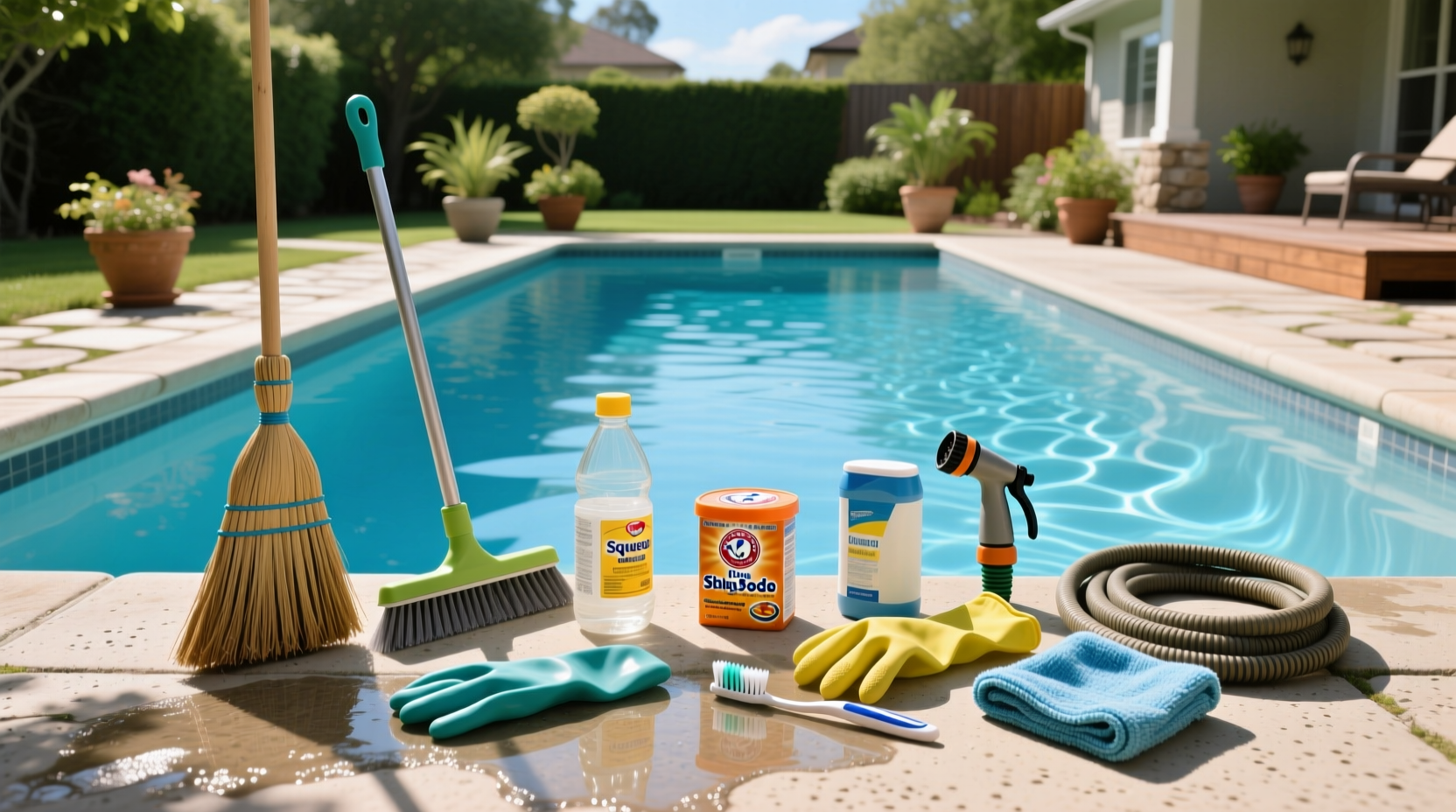 8 Household Products to Clean Your Pool
