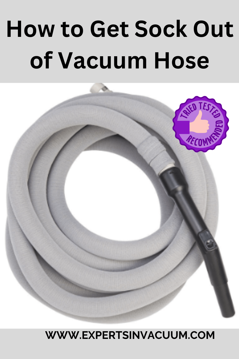 How to Get Sock Out of a Vacuum Hose A step by Step Guide Experts in
