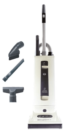 SEBO 9570AM Automatic X4 Upright Vacuum, White/Gray - Corded