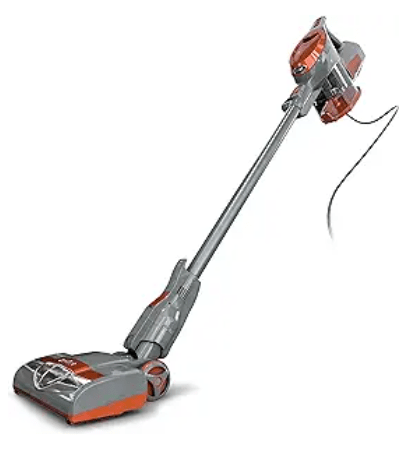 Shark HV302 Rocket Pet Corded Stick Vacuum, Lightweight with Swivel Steering for Carpets & Hard Floors, Converts to Hand Vacuum, Includes Crevice Tool, Pet Multi-Tool & Precision Duster, Orange