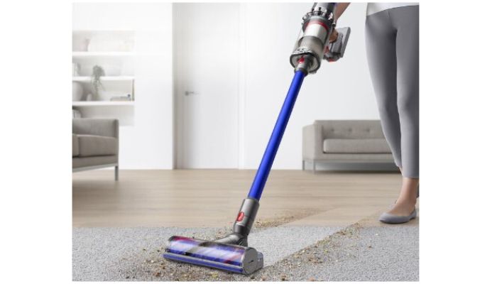 Dyson V11 Cordless Stick Vaccum, Large, Nickel/Blue