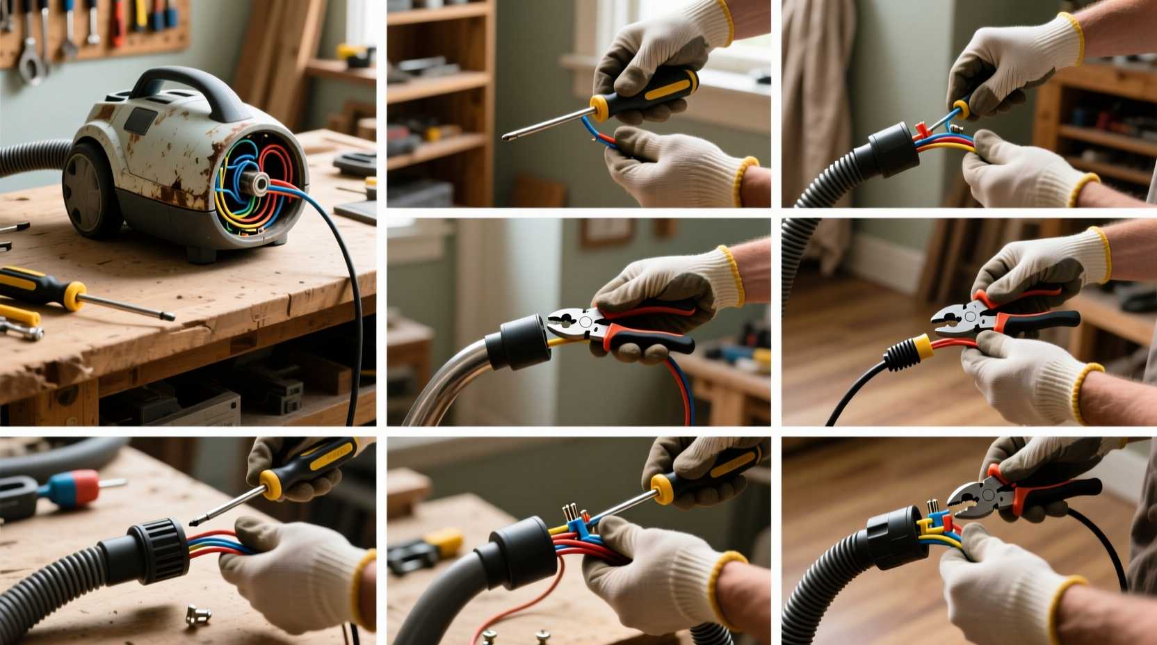 How to Replace a Vacuum Cleaner Power Cord (7 Steps)