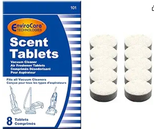 Best Scented Vacuum Discs and Deodorizers for Pet Owners 4 EnviroCare Vacuum Cleaner Scent Tablets - 8 Pack