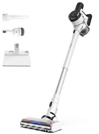 Best Cordless Stick Vacuums for Polished Hardwood Floors 3 Tineco Pure ONE S15 Essentials Cordless Vacuum Cleaner, Stick Vacuum Rechargeable with Anti-Tangle Brush, LED Headlights for Hard Floor, Pet Hair & Home Cleaning