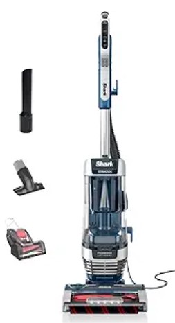 Best Vacuums for Pitted Tile and Deep Grout 2 Shark Upright Vacuum, Stratos with DuoClean PowerFins, HairPro, Powered Lift-Away, Self-Cleaning Brushroll, & Odor Neutralizer Technology, Navy, AZ3002