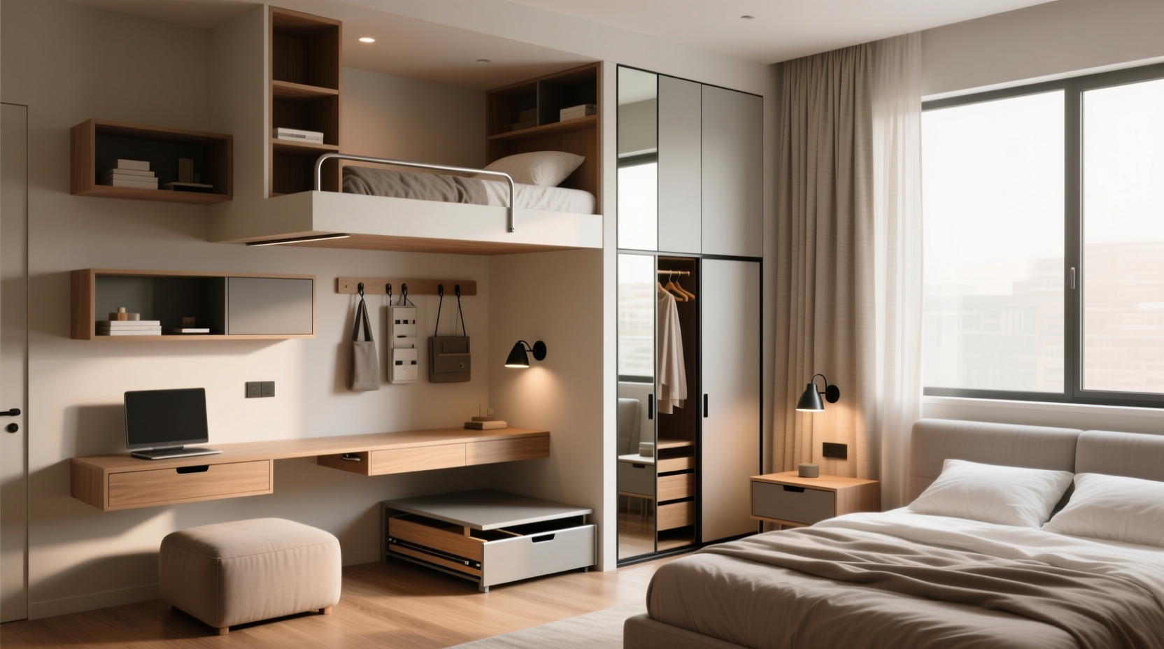 10 Tiny Bedroom Solutions Create More Space with Ease!