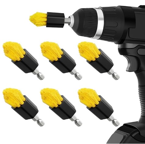 5 Best Professional-Grade Crevice Tools and Micro-Detailing Kits 4 Holikme 6 piece Drill Brush with Multi-Purpose & Grout Head,Crevice Cleaning Brush,3/4”W Drill Brush Attachment Set, Detailing Brushes for Home/Kitchen/Bathroom/Grout/Tile/Shower/Tub