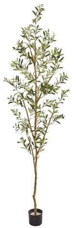 Best Realistic Faux Olive Trees for an Upscale Interior 2 Nearly Natural 82in Artificial Olive Tree, Faux Greenery with Lifelike Branches for Indoor Home Decor