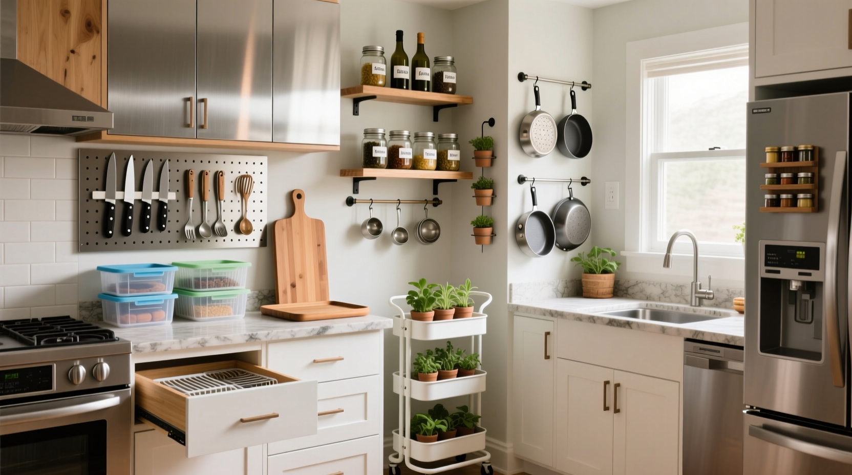 15 DIY Storage Solutions for a Clutter-Free Kitchen You'll Love