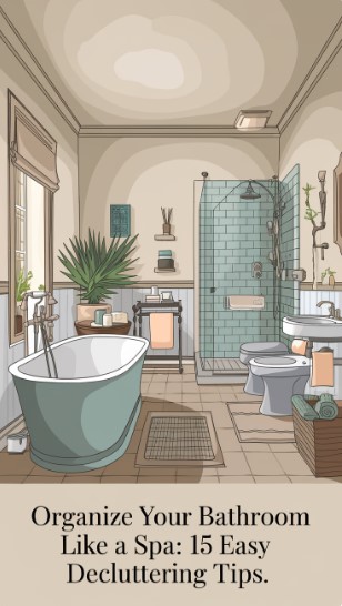 Organize Your Bathroom Like a Spa: 15 Easy Decluttering Tips