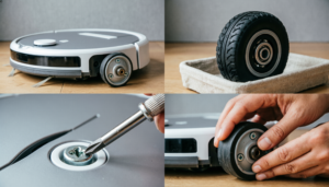 HOME 4 Replacing a Robot Vacuum Wheel A DIY guide for $20