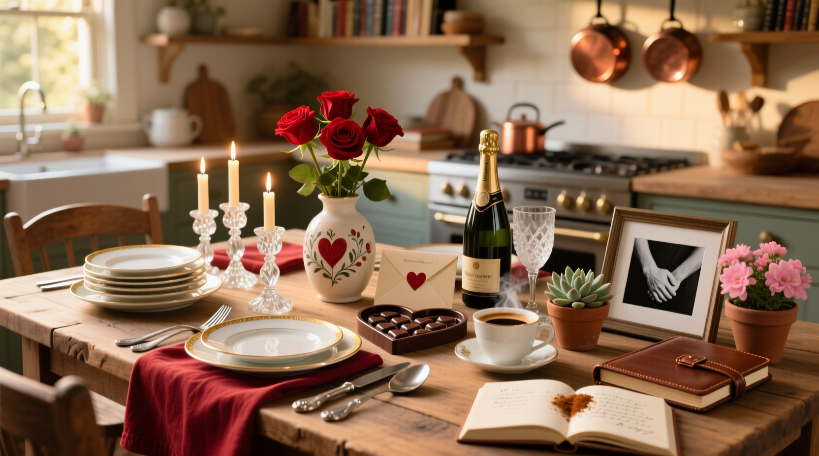 Create a Cozy Valentine’s Dinner Table That Wows! (11 Ways)