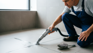 HOME 3 Cleaning Grout with Vapor-Why you should never use a wire brush