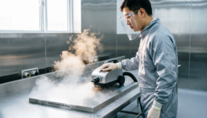 HOME 4 Steam vs. Caustic Cleaners-Why vapor is safer for food-prep surfaces