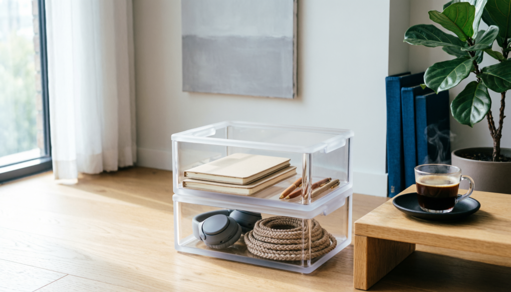 Why Transparent Bins are a Mental Health Tool