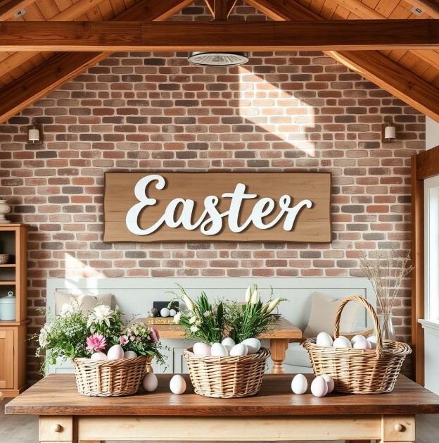 15 Modern Farmhouse Easter Decor Ideas