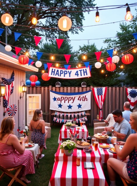 4th of July Outdoor Decor: Boost Your BBQ Vibe (19 Ways)