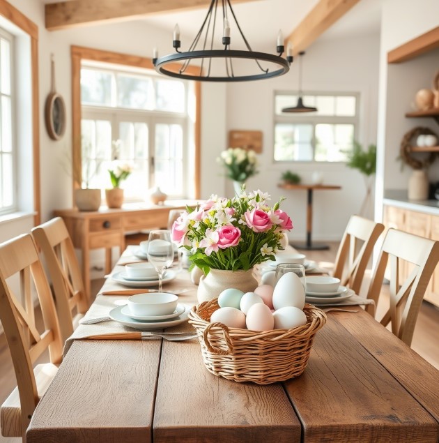 15 Modern Farmhouse Easter Decor Ideas