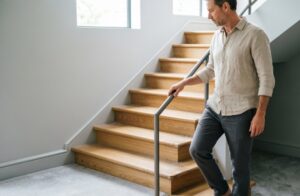 HOME 1 The "Tread-and-Riser" Dust Trap: Where Allergens Hide on a Staircase