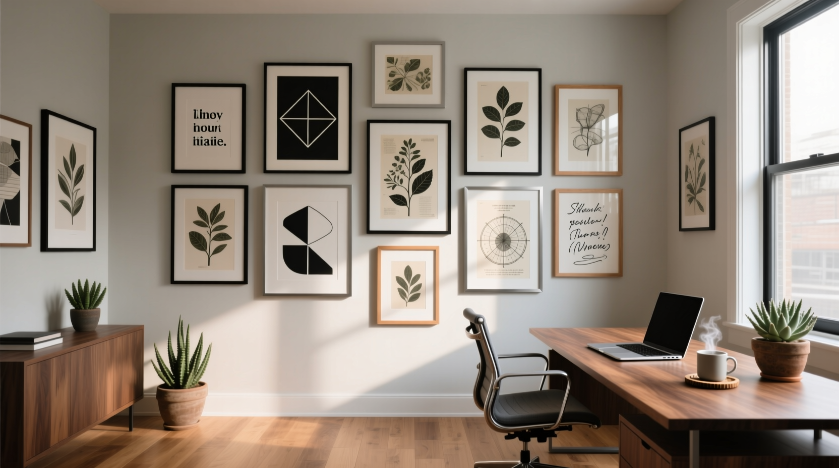 15 Home Office Wall Art Ideas for a Productive, Stylish Space