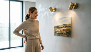 HOME 2 Best Brass Picture Lights for Highlighting Wall Art