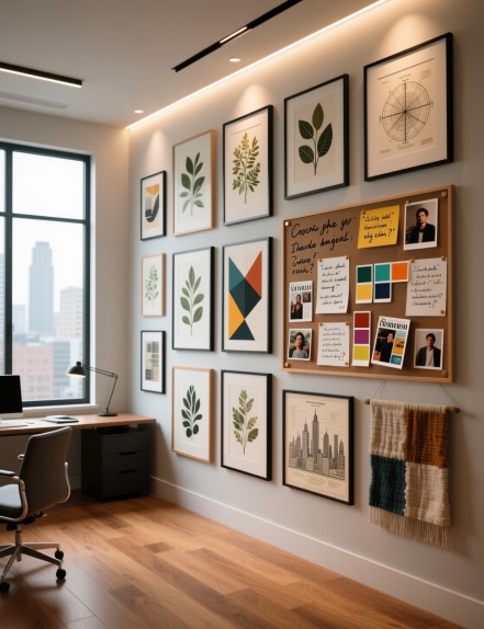 15 Home Office Wall Art Ideas for a Productive, Stylish Space