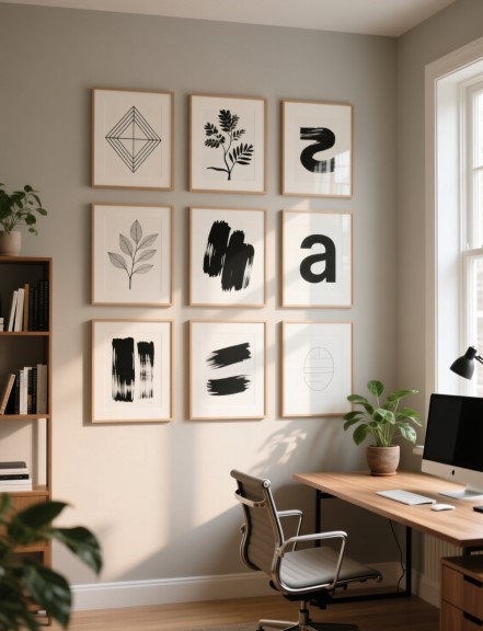 15 Home Office Wall Art Ideas for a Productive, Stylish Space