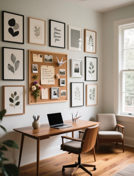 15 Home Office Wall Art Ideas for a Productive, Stylish Space