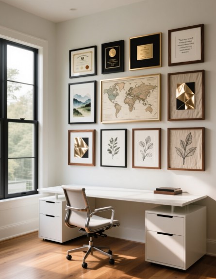 15 Home Office Wall Art Ideas for a Productive, Stylish Space