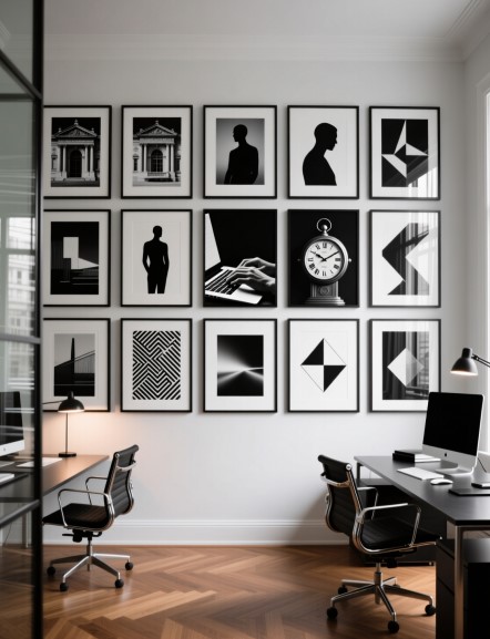 15 Home Office Wall Art Ideas for a Productive, Stylish Space