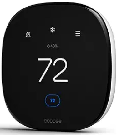 ecobee Smart Thermostat Enhanced - Programmable Wifi Thermostat - Works with Siri, Alexa, Google Assistant - Energy Star Certified - Smart Home