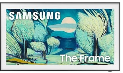 Samsung 43-Inch Class The Frame LS03F 4K QLED Smart TV (2025 Model) Modern Frame Design, NQ4 AI Gen2 Processor, Art Mode, Artful Picture Quality, Samsung Vision AI, Alexa Built-in