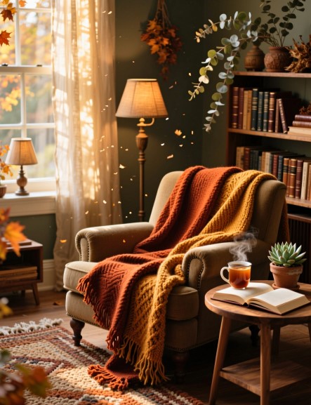 13 Fall Home Tips with Warm Colors for Cozy Charm