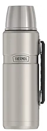 THERMOS Stainless King Vacuum-Insulated Beverage Bottle, 40 Ounce, Matte Stainless Steel