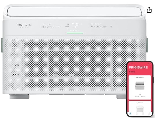 Best Window-Mounted Air Purifiers for "Pollen Season" Protection 6 Frigidaire Gallery 12,000 BTU Smart Inverter Window Air Conditioner with Wi-Fi, Energy Star Most Efficient Certification & Indoor Air Quality Monitoring, Cools Up to 450 Sq. Ft., Ultra Quiet, White