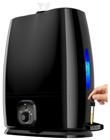 Best Ultrasonic Cool Mist Humidifiers for Allergy Symptom Relief 7 Everlasting Comfort 6L Humidifiers for Bedroom, Quiet 50HR Runtime No-Filter Supersized Cool Mist Humidifier Large Room for Whole House, Plants, Baby Nursery, Allergies, Dry Skin, Congestion, Indoor