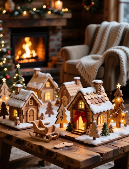 Christmas Wood Craft: 11 Cozy DIY Decor Ideas