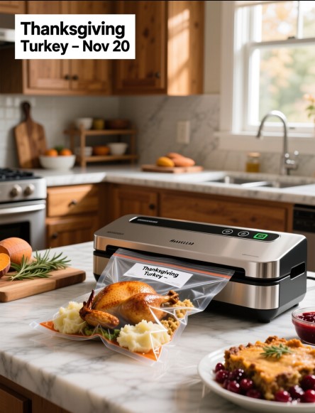 Thanksgiving Meal Prep: Vacuum Sealer Tips