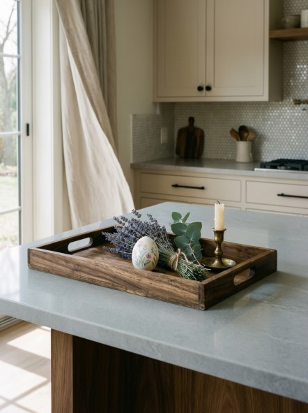 Easter Kitchen Island Décor Ideas for a Calm Look 3 Easter Kitchen Island Décor Ideas for a Calm Look