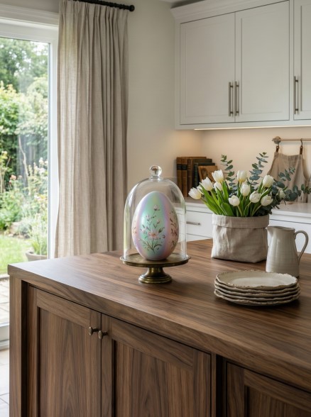 Easter Kitchen Island Décor Ideas for a Calm Look 5 Easter Kitchen Island Décor Ideas for a Calm Look
