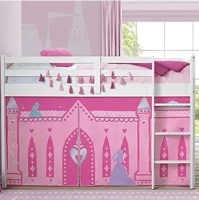 7 Kids’ Room Decor Ideas to Inspire Imaginative Play 7 Disney Princess Loft Bed Tent - Curtain Set for Low Twin Loft Bed (Bed Sold Separately) by Delta Children