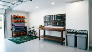 HOME 8 Zoning Your Garage Creating distinct areas for Sports, Tools, and Trash