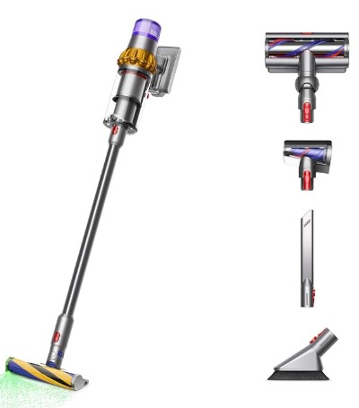 Dyson V15 Detect vs Gen5 Outsize: Small Home Fit? 4 Dyson V15 Detect Plus Cordless Vacuum, Illumination Reveals dust, 240AW, 3 Power Modes, Up to 60 Minutes,² Deep Cleans Hard Floors and Carpets, Detangles pet Hair, Converts to Handheld