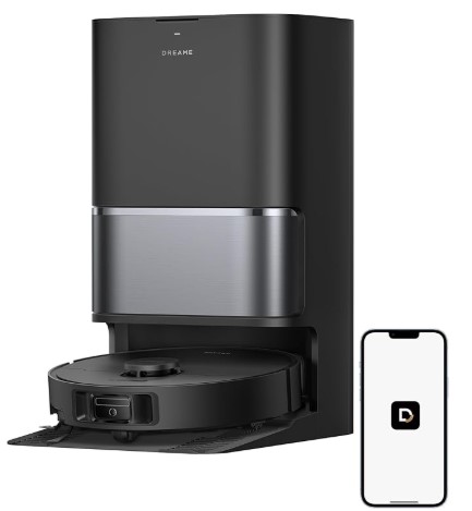 Self-Emptying Vacuums for 3+ Shedding Dogs 7 DREAME L40s Ultra CE Robot Vacuum and Mop Combo with Self-Emptying Dock, 13,000Pa Suction, Mop Self-Cleaning and Auto-Raising, Ultrasonic Carpet Sensing, Ideal for Pet Hair, Carpet and Hard Floors