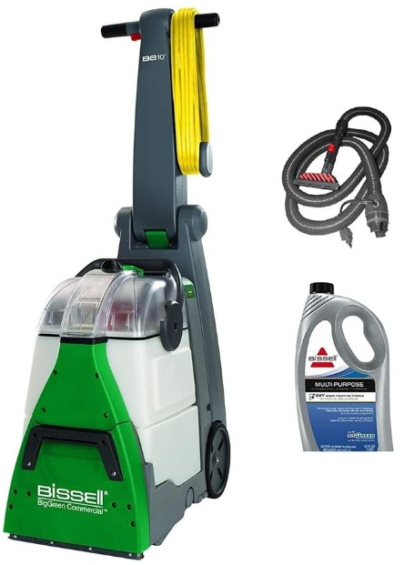 5 Best Commercial-Grade Vacuums for Large Homes 5 Bissell BigGreen Commercial BG10 Deep Cleaning 2 Motor Extracter Machine w/ Upholstery Tool, and 32 OZ Shampoo Bundle