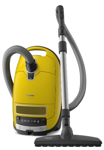 5 Best HEPA Vacuums for Severe Dust Mite Allergies 2 Miele Complete C3 Calima Bagged Canister Vacuum Cleaner with Turbobrush floorhead, Suitable for Low-Medium Pile Carpet and Hard Floors, in Curry Yellow
