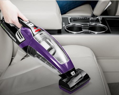 5 Best Handheld Vacuums for Luxury Car Interiors 4 Bissell Pet Hair Eraser Cordless Hand Vacuum, Lithium Ion, Home, Auto, and Pet Vacuum, Easy-Empty Dirt Bin, Upholstery Tool, Brush Tool, and Crevice Tool Included, 2390A