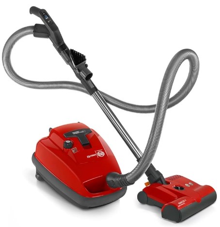 Sebo Felix vs. Dyson V15: The Brushroll Torque Battle 2 SEBO 9687AM AIRBELT K3 Premium Canister Vacuum Cleaner with 7-Year Motor Warranty, Comes with Powerful ET-1 Powerhead for Pets and Carpeting + Parquet Brush, 37-Foot Operating Radius, Made in Germany