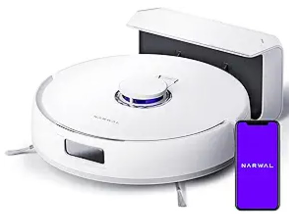 Best Self-Emptying Vacuums for Pets: Avoid Obstacles 5 Narwal Freo X Plus Robot Vacuum and Mop, 7-Week Dust Storage, 7800Pa Suction, Zero Tangles, Tri-Laser Obstacle Avoidance, LiDAR Navigation, Self Vacuum Cleaner for Pet Hair, Hard Floor, Carpet